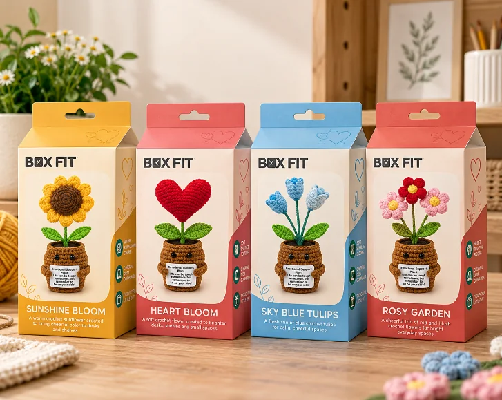 Creative Learning crochet flower kits