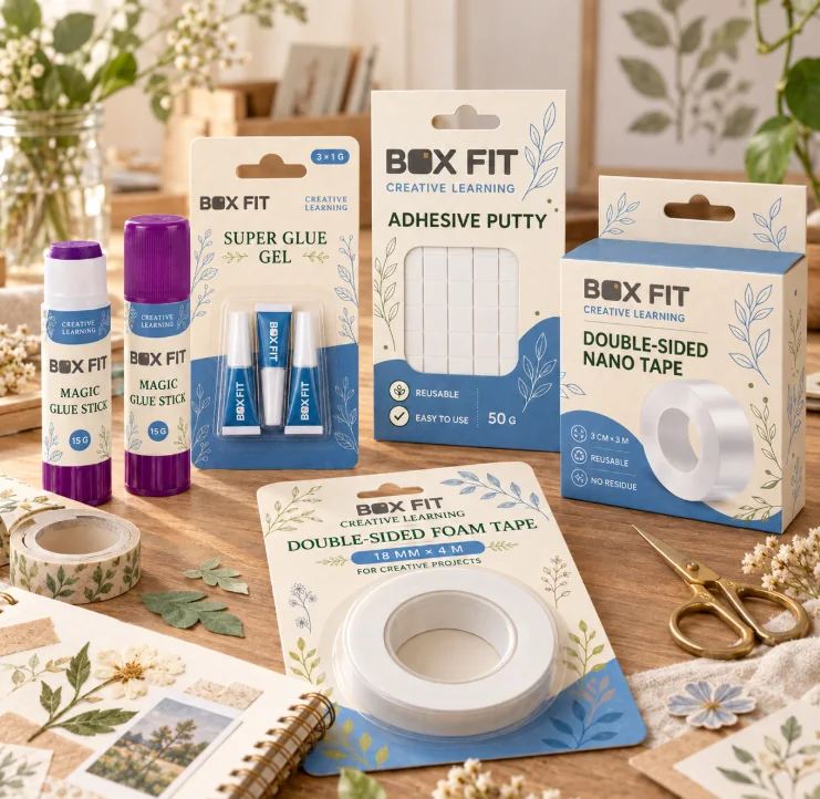 Creative Learning adhesives and tape collection
